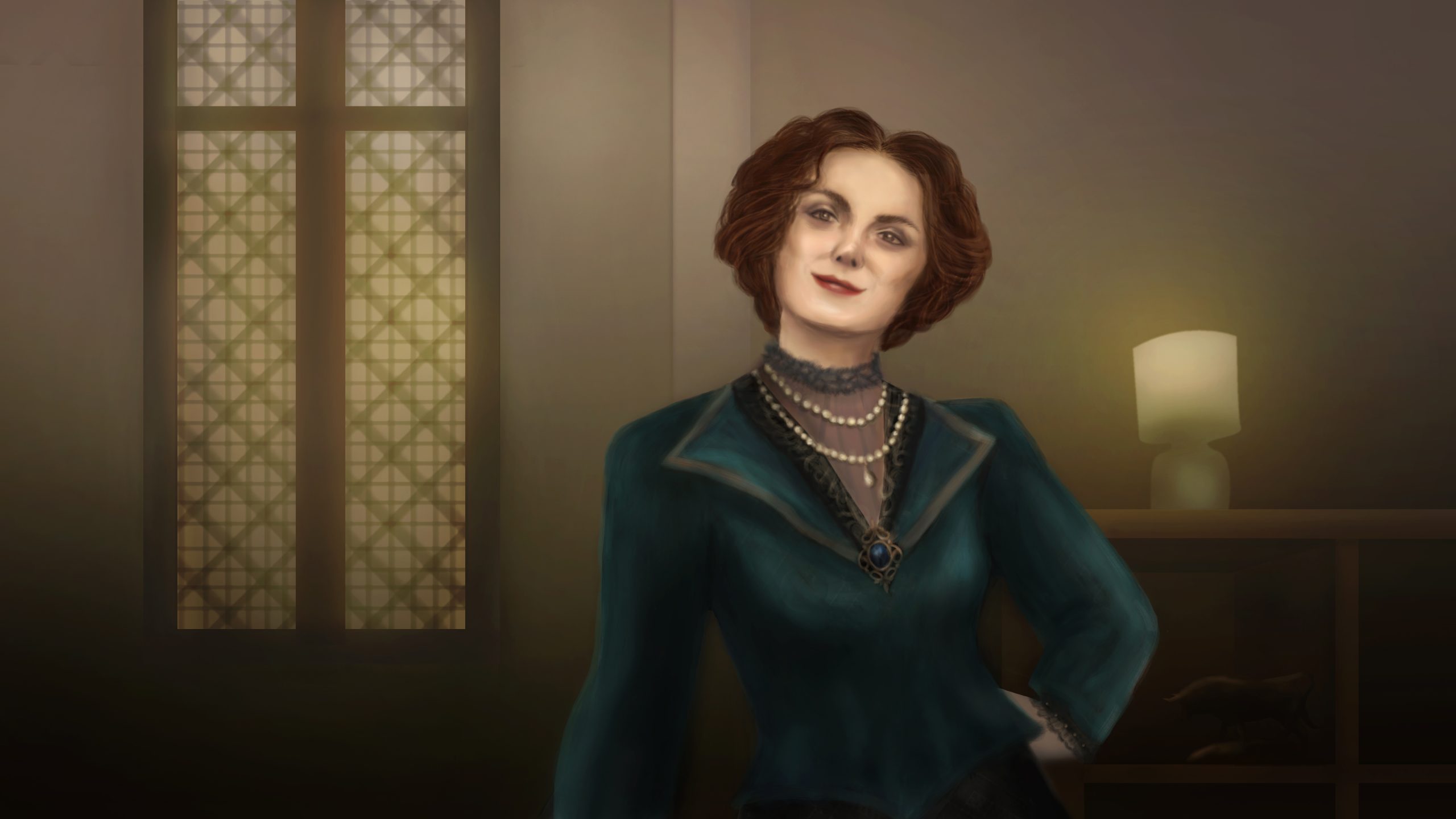 Ilustración digital de Helena Richesse, personaje de Dune
