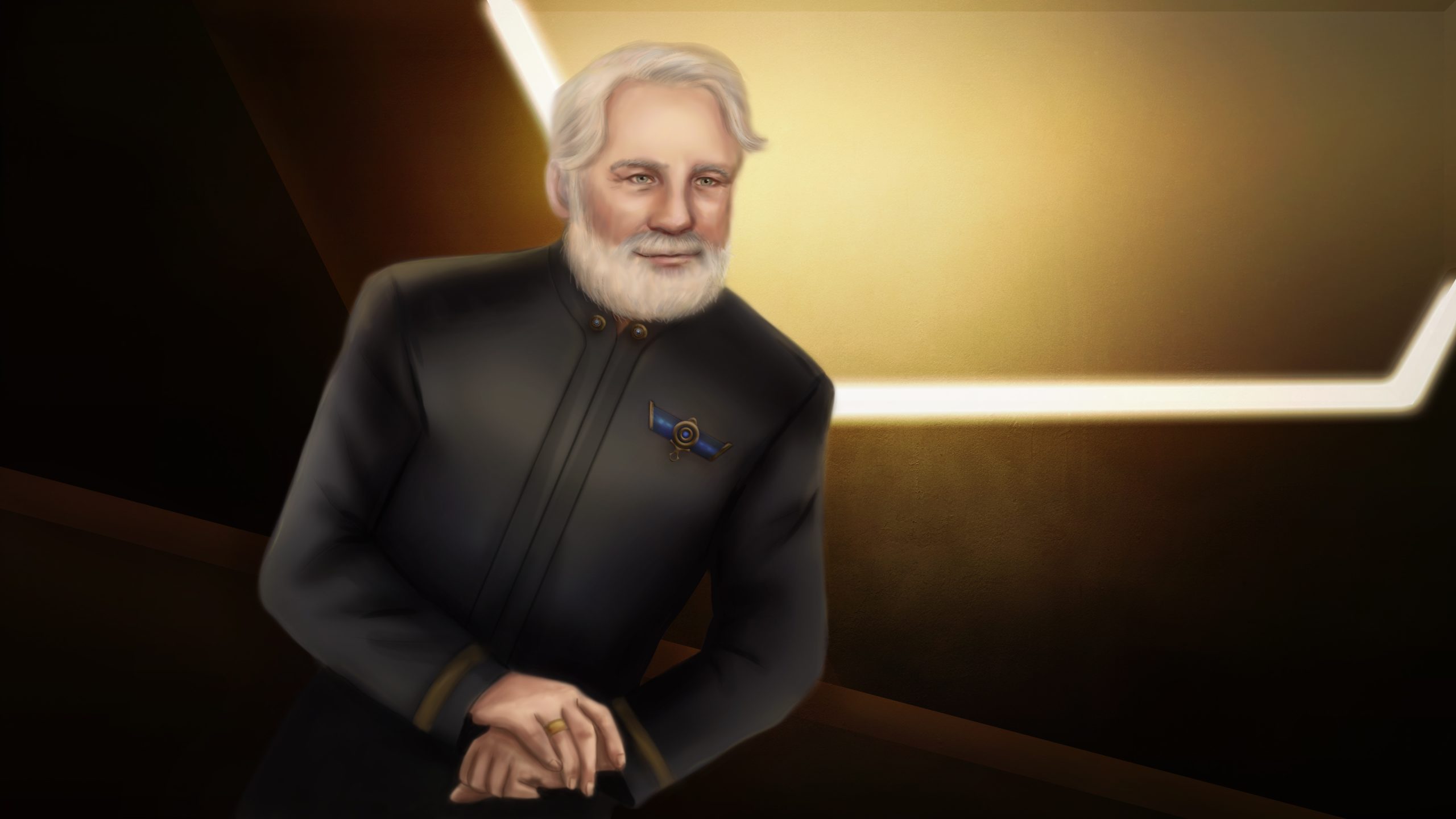 Ilustración digital de Ilban Richesse, personaje de Dune