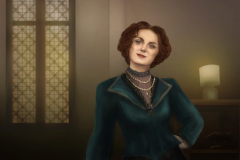 Ilustración digital de Helena Richesse, personaje de Dune