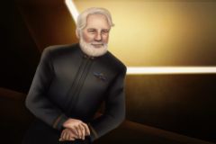 Ilustración digital de Ilban Richesse, personaje de Dune