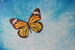 mariposa naranja